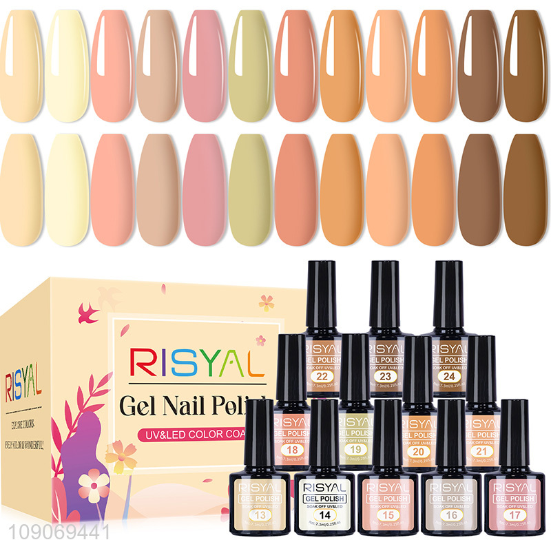 Factory price multicolor 7.3ml uv gel polish for nail art supplies