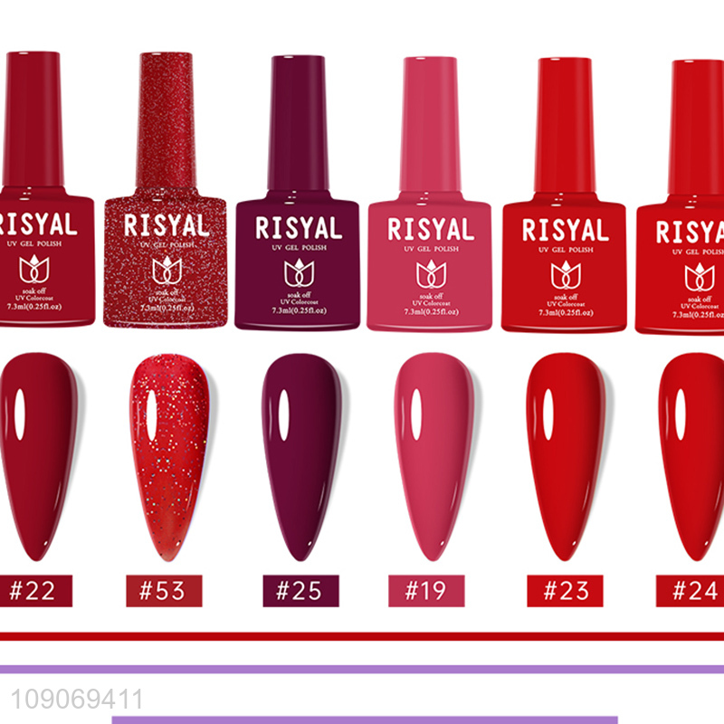 New arrival soak off quick dry uv gel polish set for nail art supplies