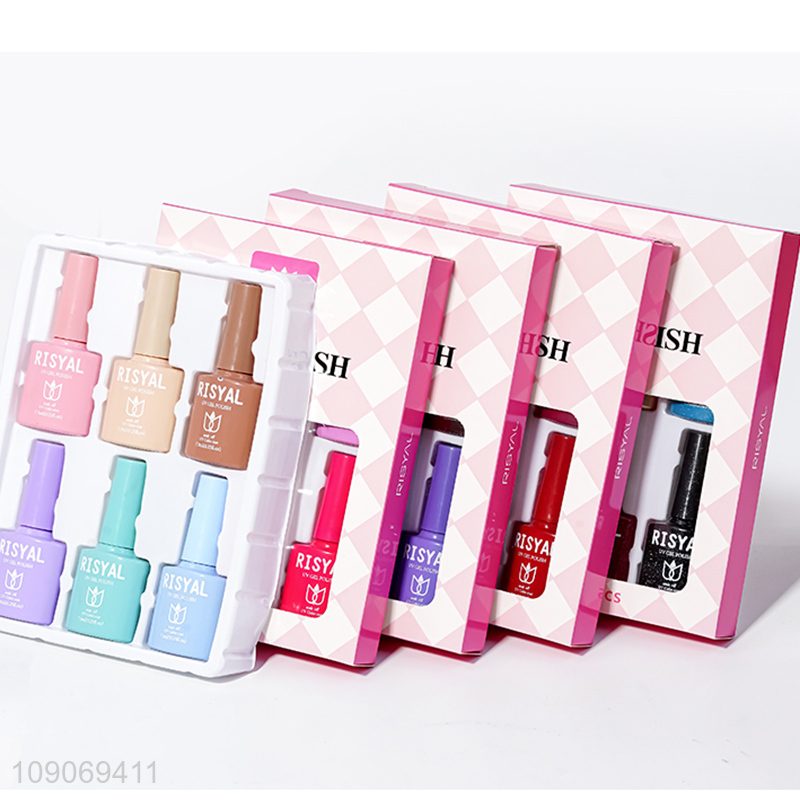 New arrival soak off quick dry uv gel polish set for nail art supplies