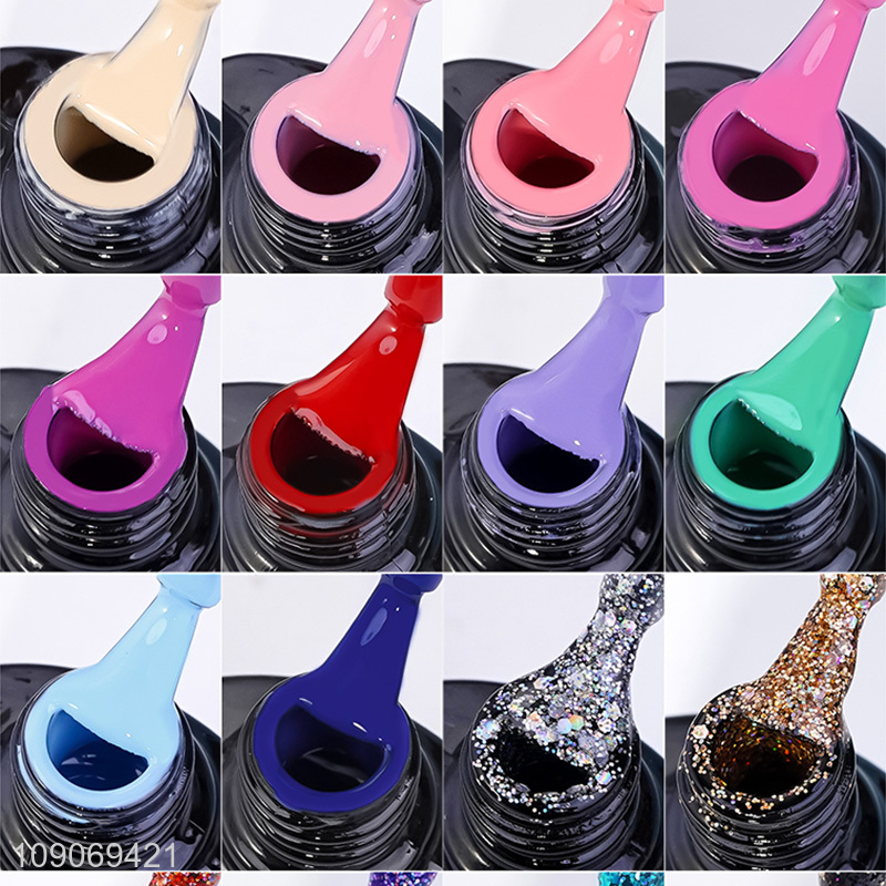 Best selling 24colors nail art supplies uv gel polish set wholesale