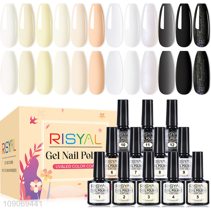 Factory price multicolor 7.3ml uv gel polish for nail art supplies