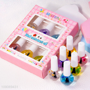 Popular products 6pcs nail care nutritional oil set for sale