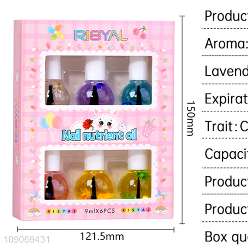 Popular products 6pcs nail care nutritional oil set for sale