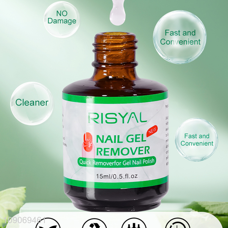 Most popular non-toxic 15ml remover cream nail gel remover for sale