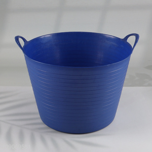 New Product Durable Laundry Hamper Plastic Laundry Basket with Handles