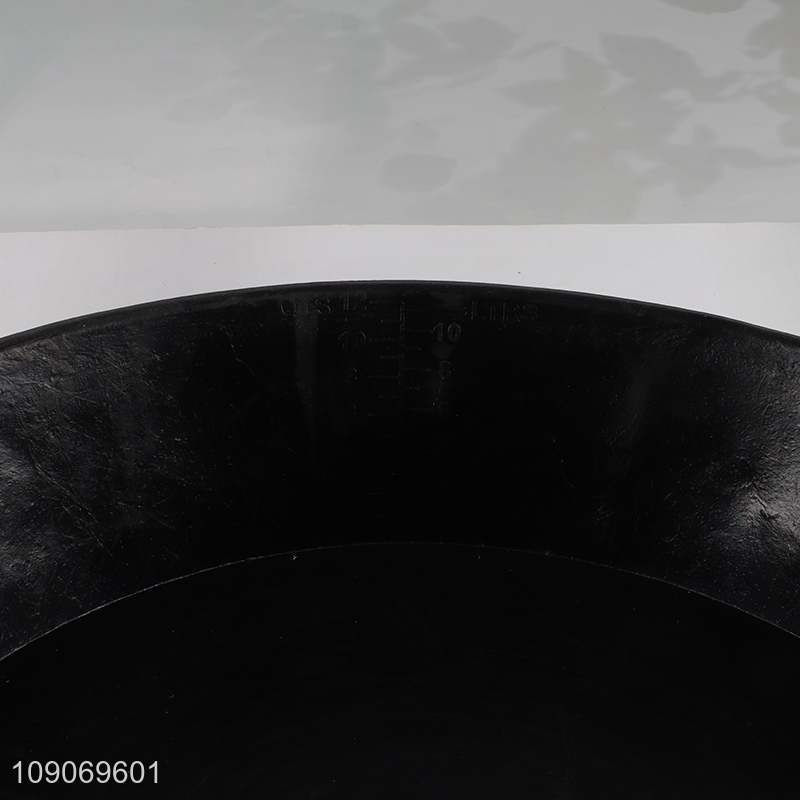 Wholesale Round Rubber Pan Heavy Duty Rubber Utility Bucket for Feeding