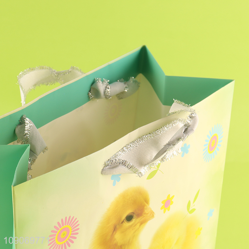 New product chicken pattern gifts packaging paper bag tote bag