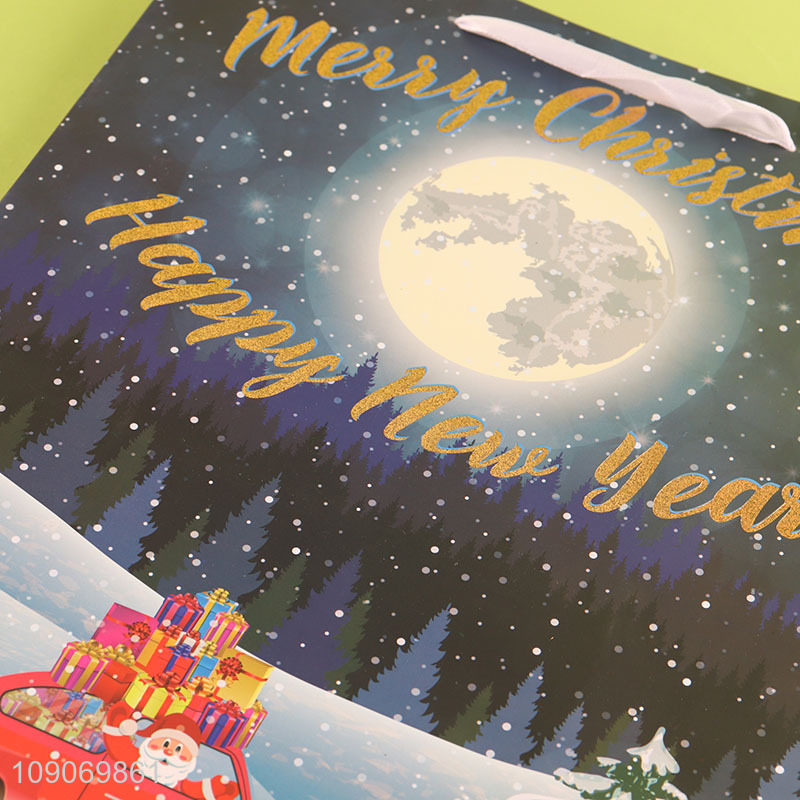Top quality Christmas series gifts packaging paper bag tote bag