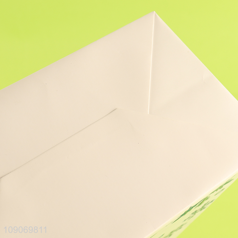 China products snowflakes pattern gifts packaging paper bag tote bag