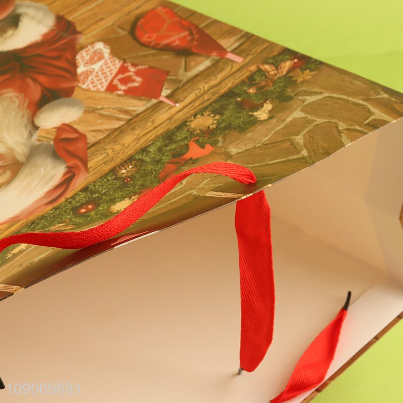 Top quality Christmas series gifts packaging paper bag for sale