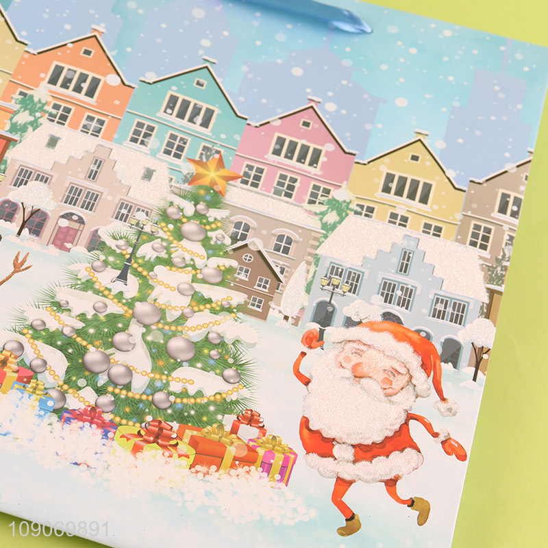 Top sale Christmas series gifts packaging paper bag wholesale
