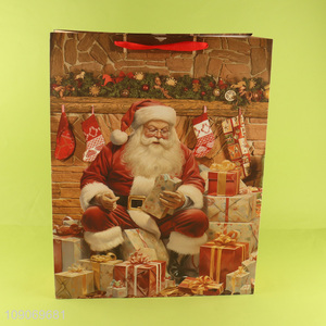Top quality Christmas series gifts packaging paper bag for sale