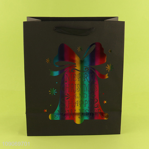Best selling merry christmas tote bag gifts packaging paper bag
