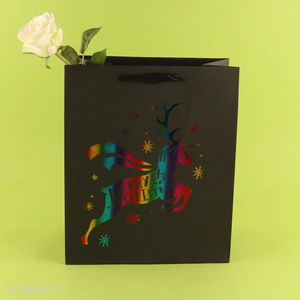 Low price Christmas gifts packaging paper bag tote bag for sale