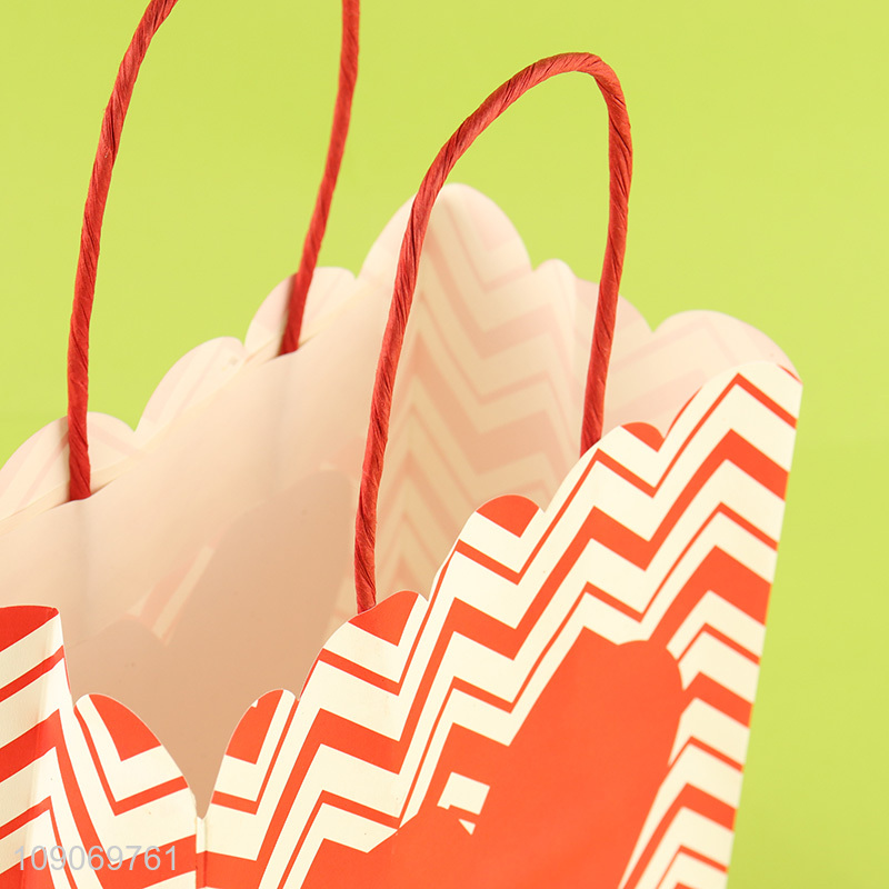 Top products heart pattern eco-friendly gifts packaging paper bag
