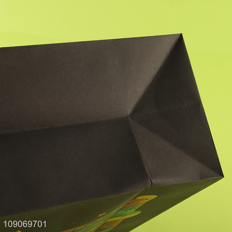 Best selling merry christmas tote bag gifts packaging paper bag