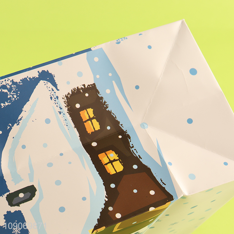 Hot items merry christmas gifts packaging paper bag tote bag