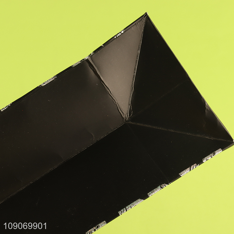 Best price leaves pattern eco-friendly gifts packaging paper bag