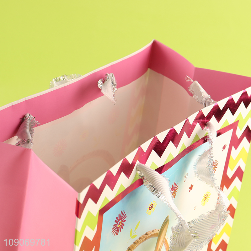 Top products rabbit pattern Easter gifts packaging paper bag