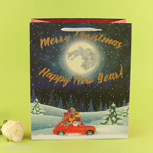 Top quality Christmas series gifts packaging paper bag tote bag