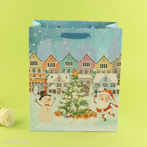 Top sale Christmas series gifts packaging paper bag wholesale