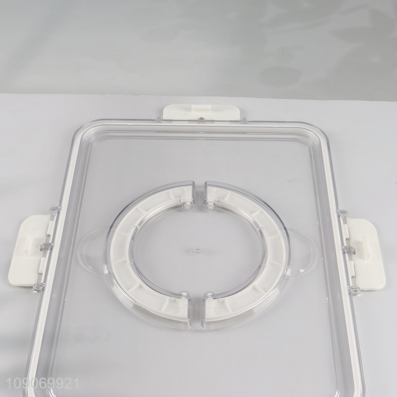 Online Wholesale Divided Plastic Refrigerator Organizer with 4 Removable Colanders