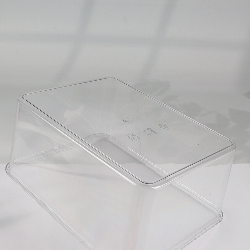 China Imports Divided Plastic Refrigerator Organizer with 2 Removable Colanders