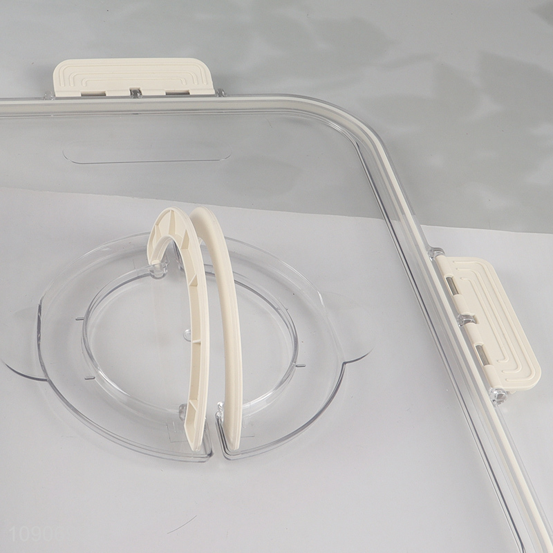 New Arrival Divided Plastic Refrigerator Organizer with 1 Removable Colander