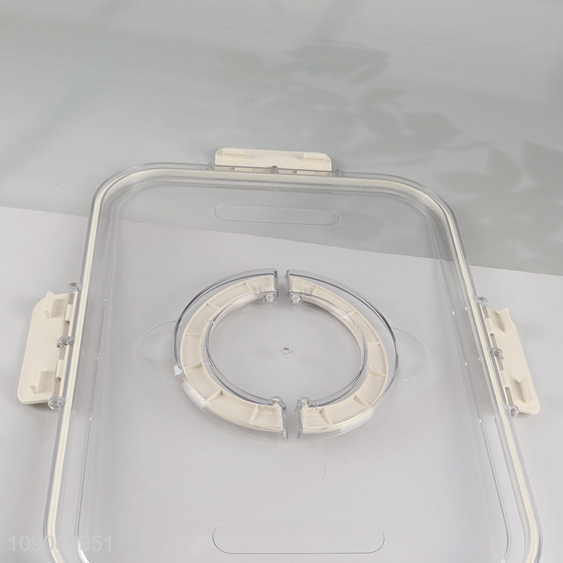 New Arrival Divided Plastic Refrigerator Organizer with 1 Removable Colander