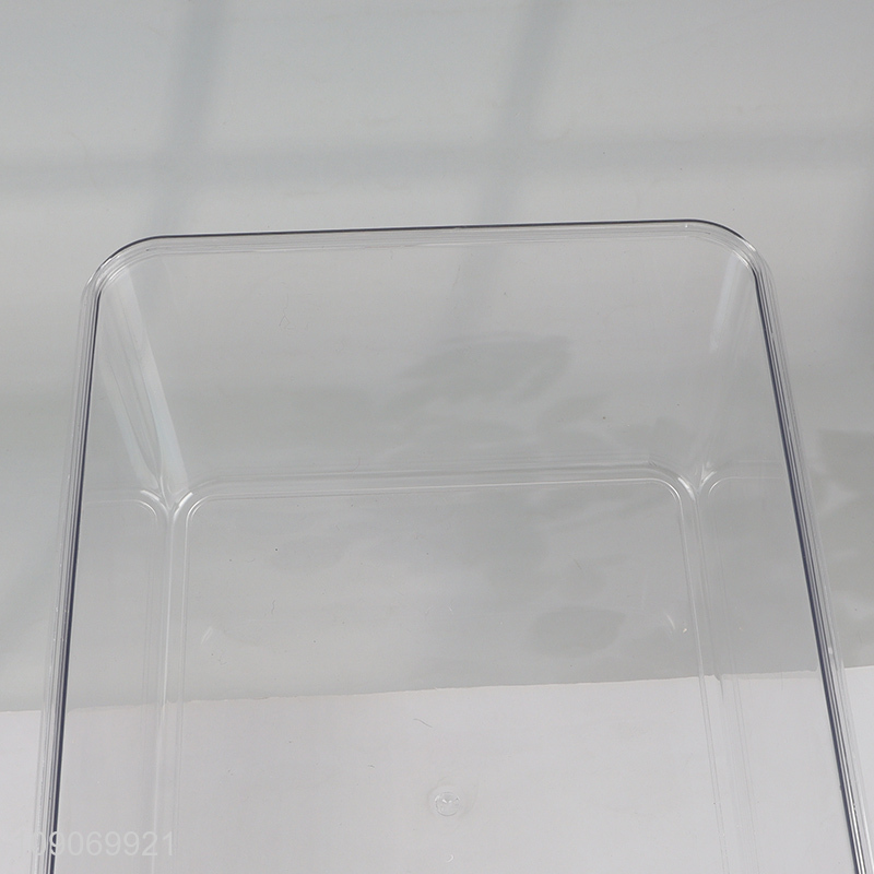 Online Wholesale Divided Plastic Refrigerator Organizer with 4 Removable Colanders