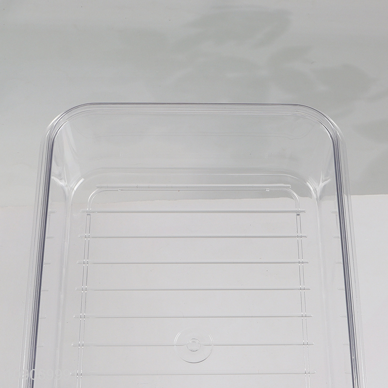 New Product 2-Compartment Divided Refrigerator Organizer Food Storage Container