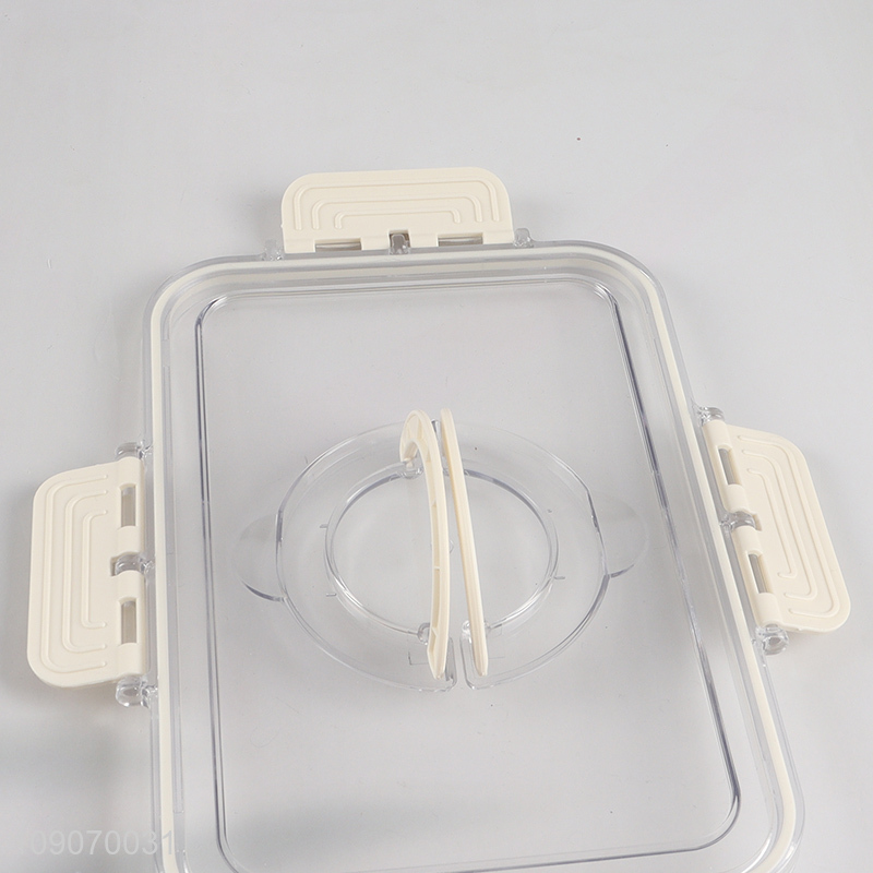 Online Wholesale Divided Plastic Refrigerator Organizer with 1 Removable Colander