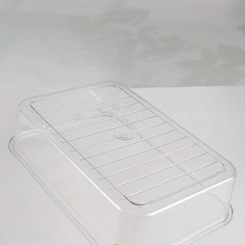 Online Wholesale Divided Plastic Refrigerator Organizer with 1 Removable Colander