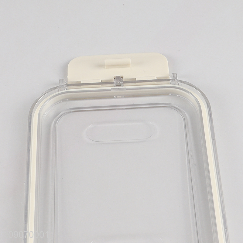 Factory Wholesale Divided Plastic Refrigerator Organizer with 1 Removable Colander