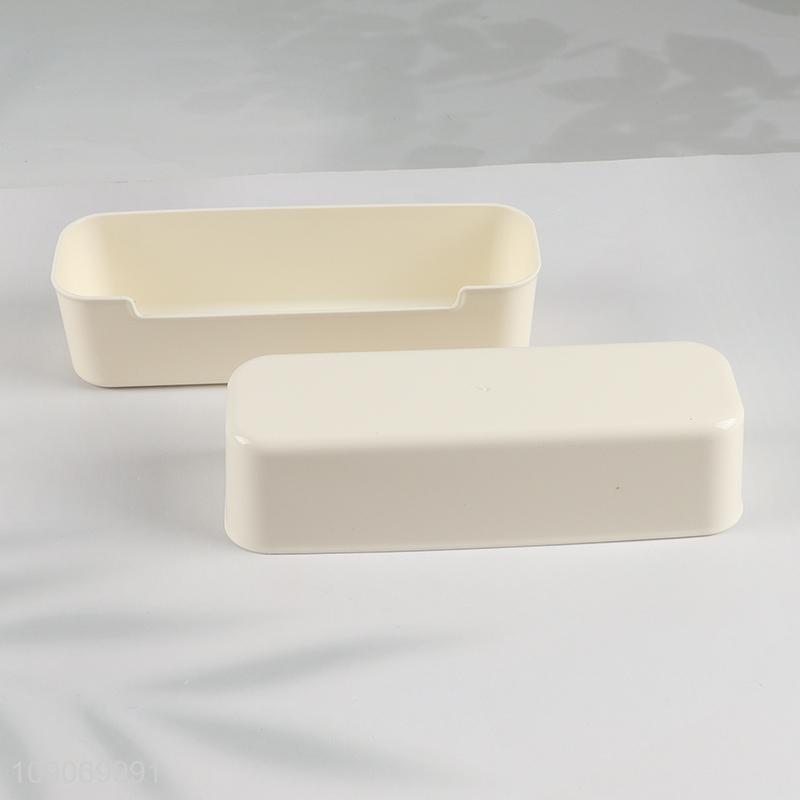 New Product 2-Compartment Divided Refrigerator Organizer Food Storage Container