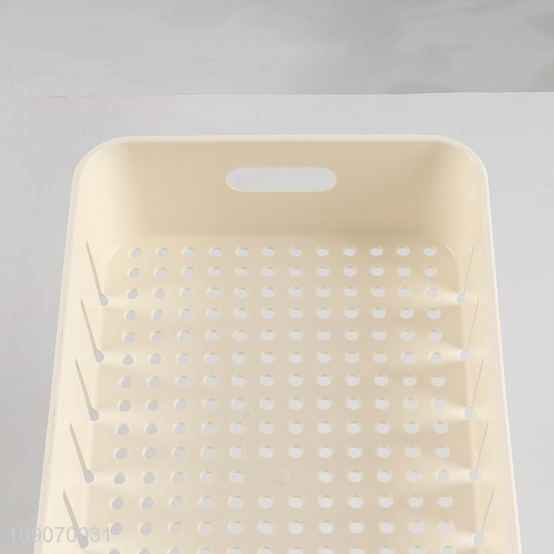 Online Wholesale Divided Plastic Refrigerator Organizer with 1 Removable Colander