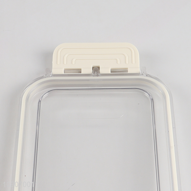 Custom Logo 2-Compartment Divided Refrigerator Organizer Food Storage Container