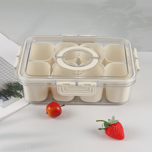 China Imports 8-Compartment Divided Refrigerator Organizer Food Storage Container