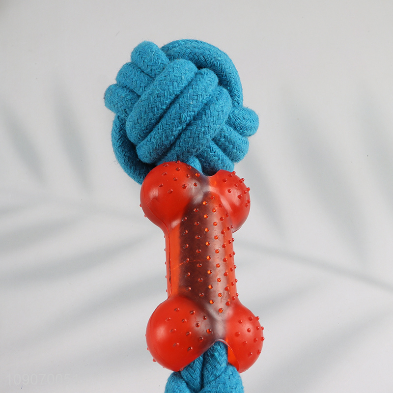 China Imports Dog Chew Toy Cotton Rope Toy Durable Dog Toy