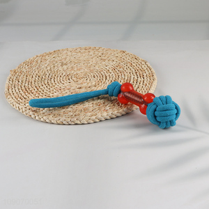 China Imports Dog Chew Toy Cotton Rope Toy Durable Dog Toy