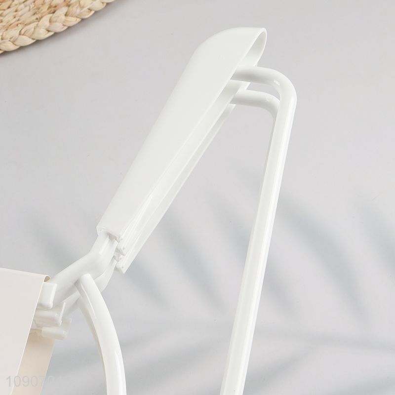 New Arrival 2 Packs Wide Non-Slip Plastic Clothes Suit Hangers Set