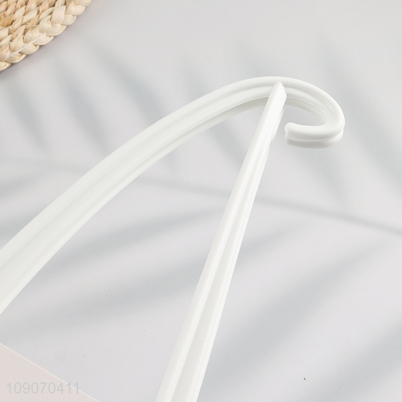 High Quality 2 Packs Heavy Duty Durable Plastic Clothes Hangers Set