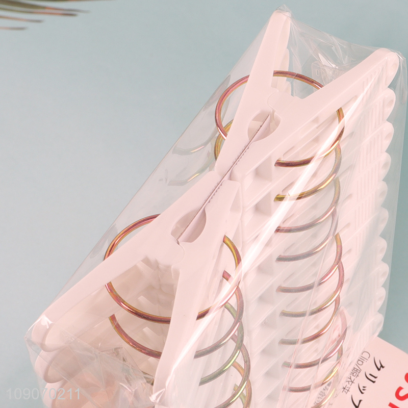 High Quality Packs Plastic Clothes Pegs Durable Clothespins Set