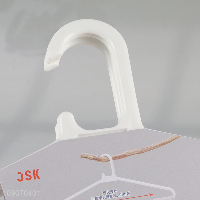Online Wholesale 3 Packs Non-Slip Plastic Clothes Hangers for Adults