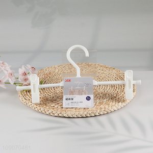 Factory Price Adjustable Pants Hanger Heavy Duty Skirt Trousers Hanger