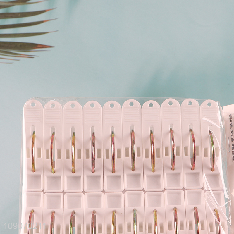 High Quality Packs Plastic Clothes Pegs Durable Clothespins Set