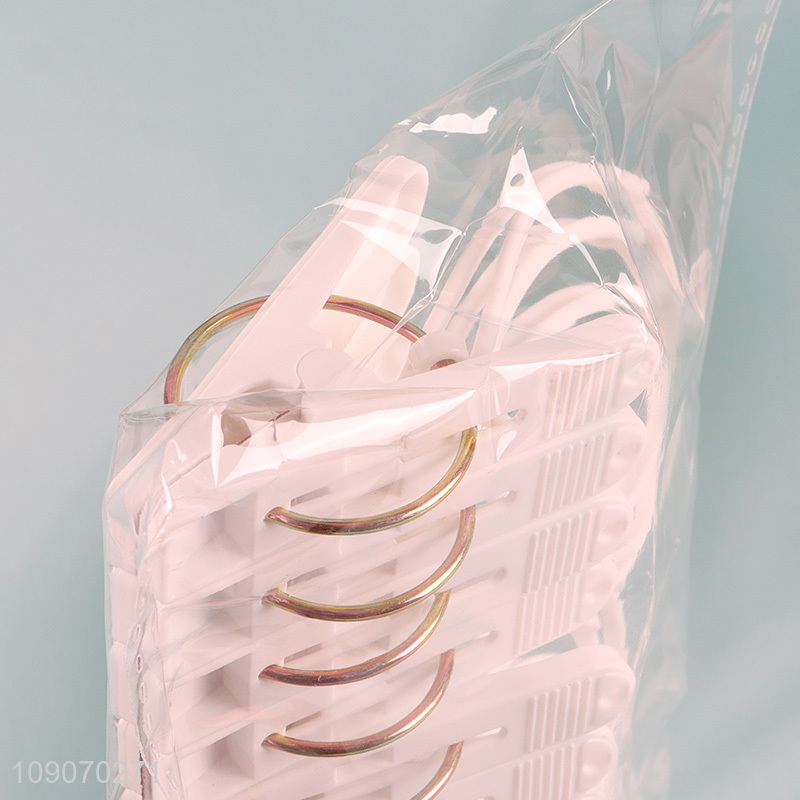 New Product Packs Plastic Clothes Pegs Windproof Clothespins Set