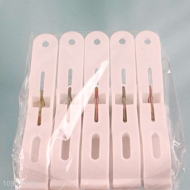 Wholesale 5 Packs Plastic Clothes Pegs Clothespins for Outdoor Hanging