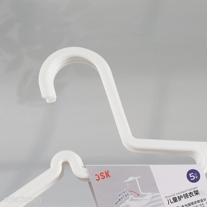 Wholesale 5 Packs Baby Clothes Hangers Non-Slip Kids Clothes Hangers