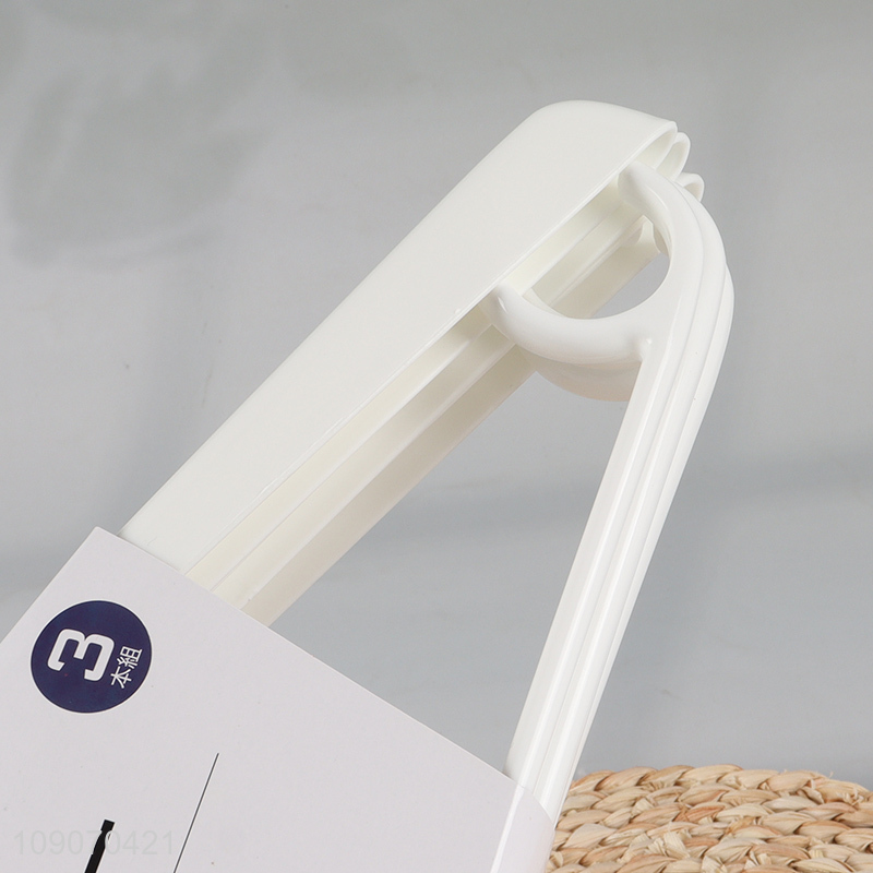 Hot Sale 3 Packs Wide Clothes Hangers Windproof Suit Hangers Set